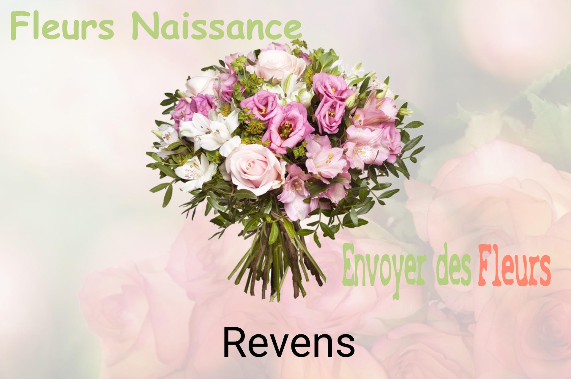 Bouquet de fleurs de naissance livré à Revens